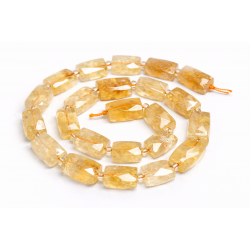 Beads Citrine-faceted ~16x11mm (4216001G)