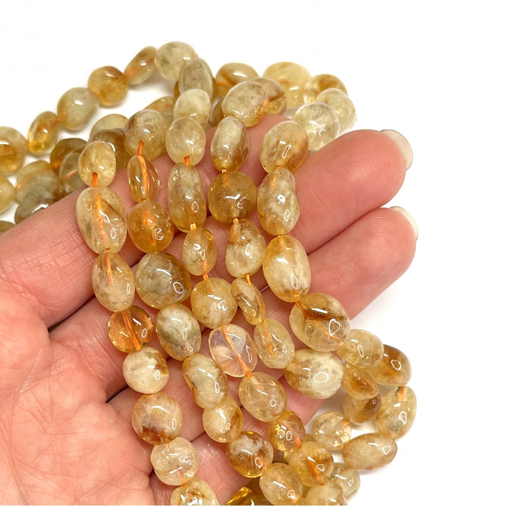 Beads Citrine 10x6mm (4210001)