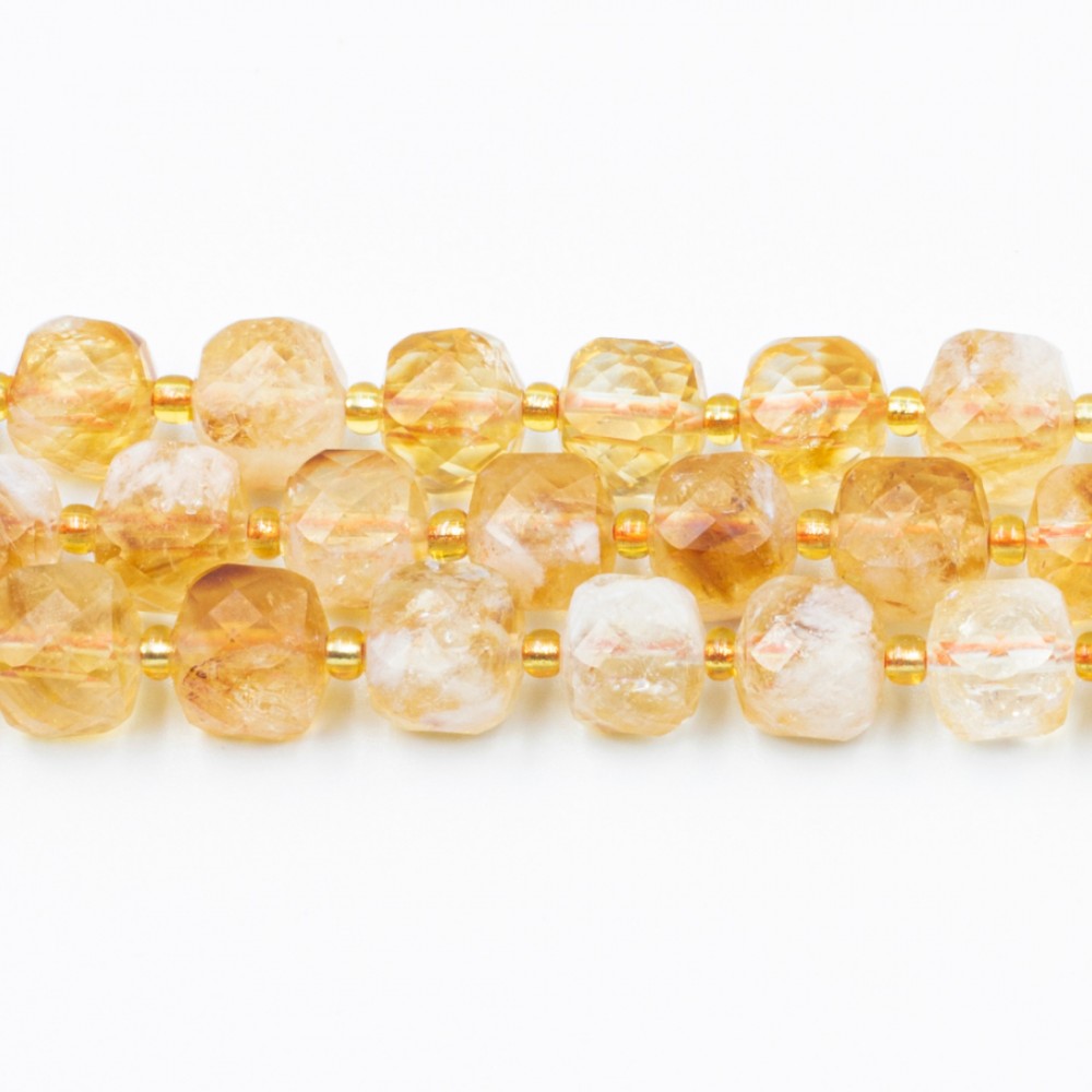 Beads Citrine 8x8mm (4208009G)