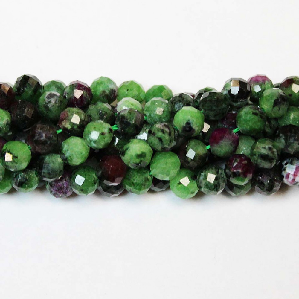 Beads Zoisite-faceted 5mm (4405000G)