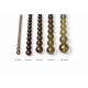 Beads Smoky quartz-faceted 8 mm (1608000G)