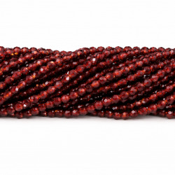 Faceted Garnet Beads 4,0mm (1304003G)