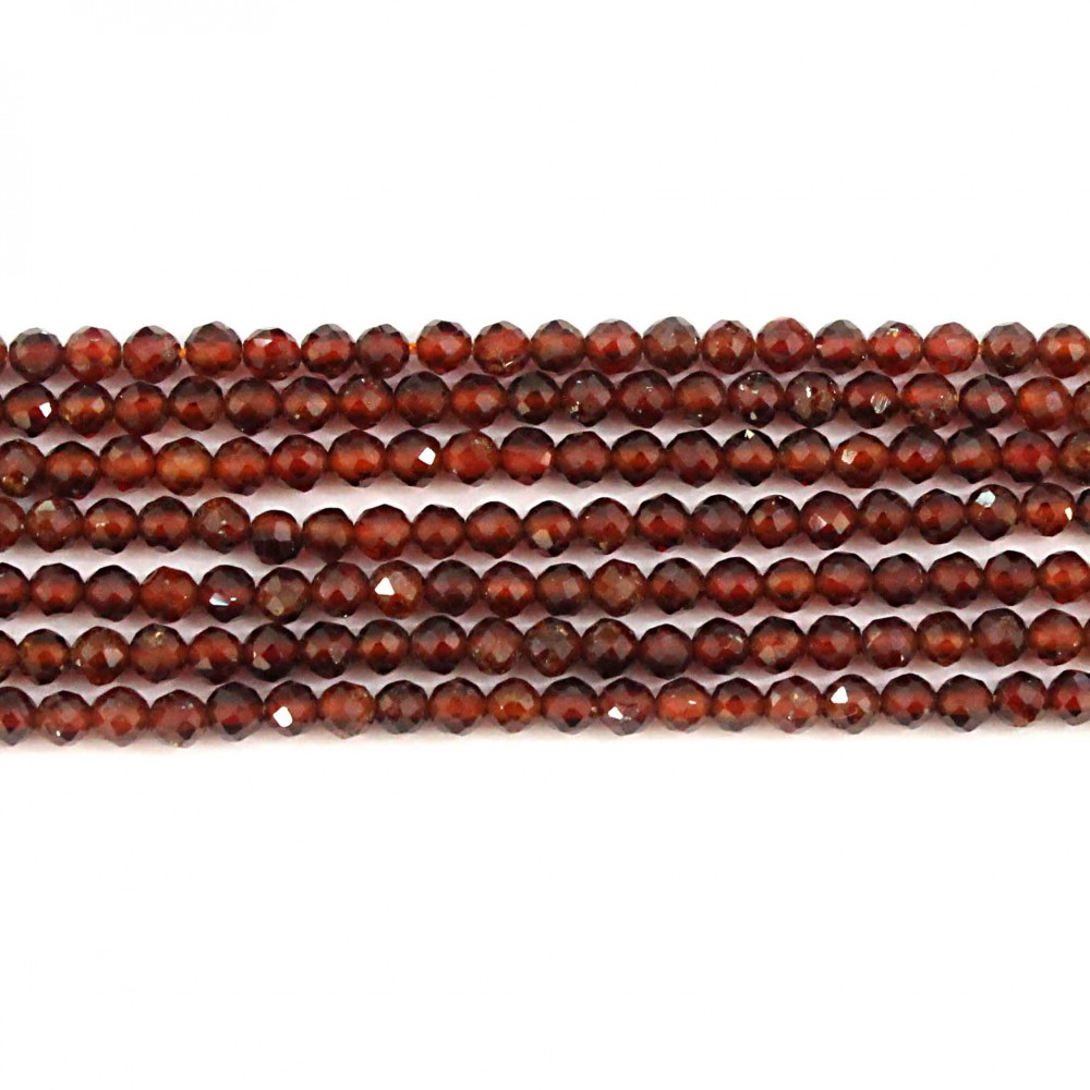 Beads Garnet-faceted 2,5mm (1302002G)
