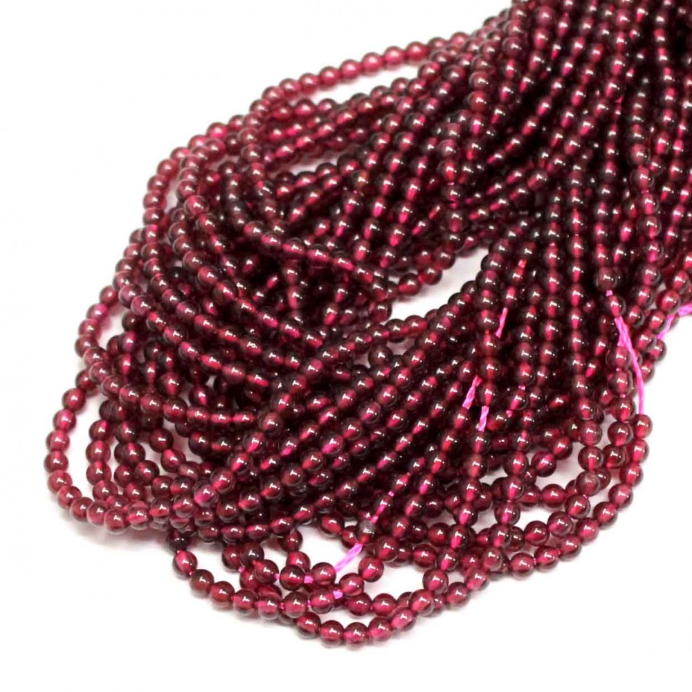 Beads Garnet 4mm (1304000)
