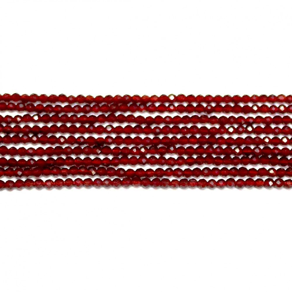 Faceted Garnet Beads 2,0mm (1302001G)
