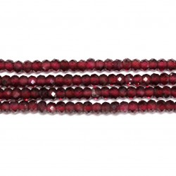 Beads Garnet-faceted 3x2mm (1303003G)