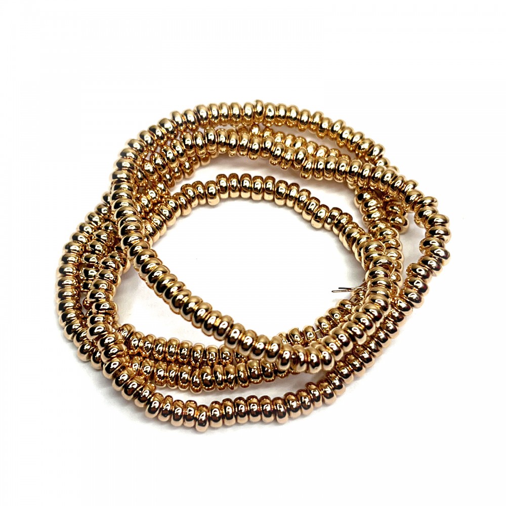Beads Hematite 3x1,5mm (1003015)