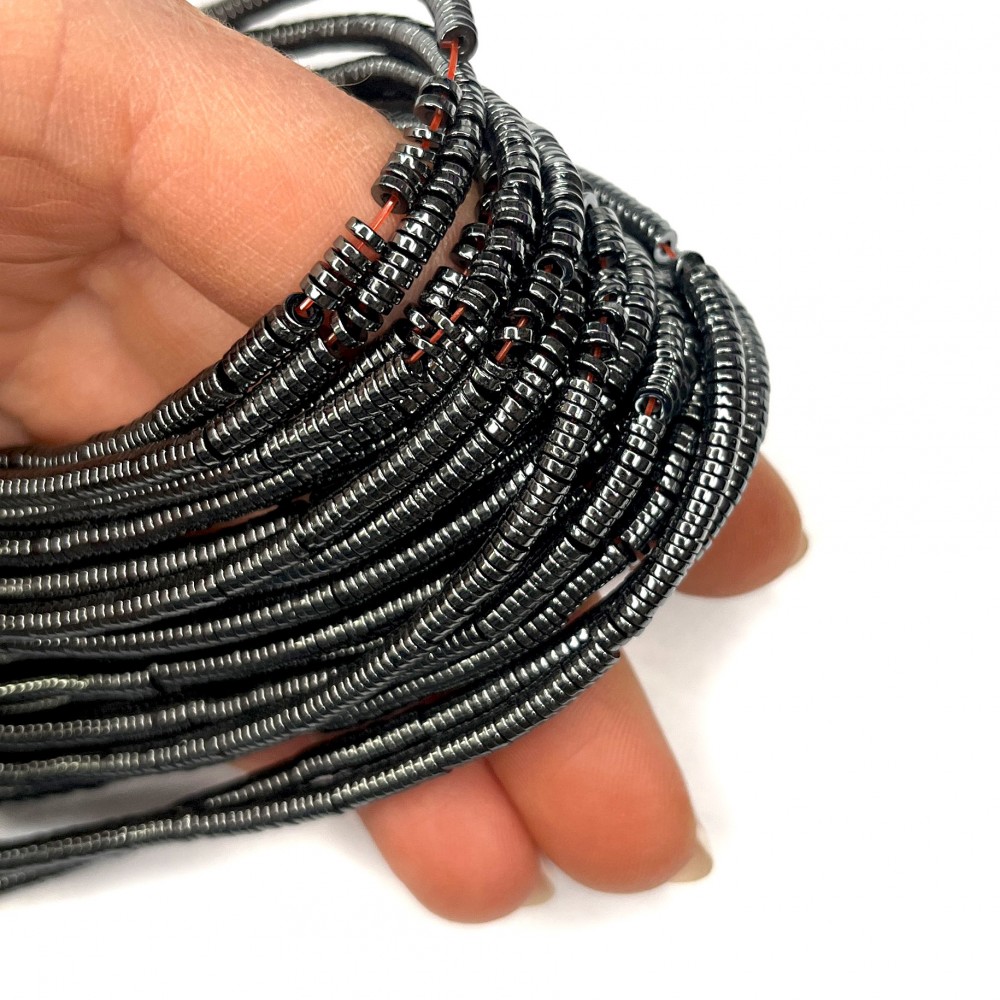 Beads Hematite 3x1mm (1003001)