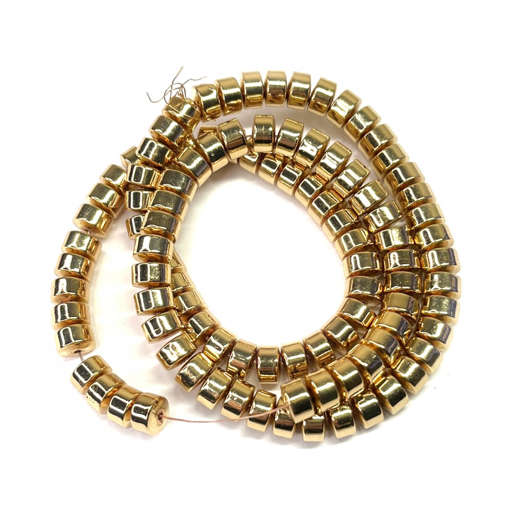 Beads Hematite 6x4mm (1006046)