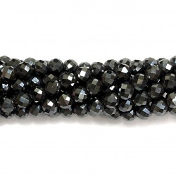 Beads Hematite-faceted 6mm (1006005G)