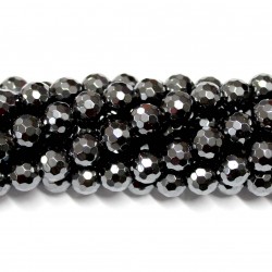 Beads Hematite-faceted 10mm (1010001G)