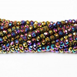 Beads Hematite-faceted 4x3,5mm (1004005G)