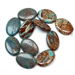 Beads Сhrysocolla 35x25x7mm (4135000)