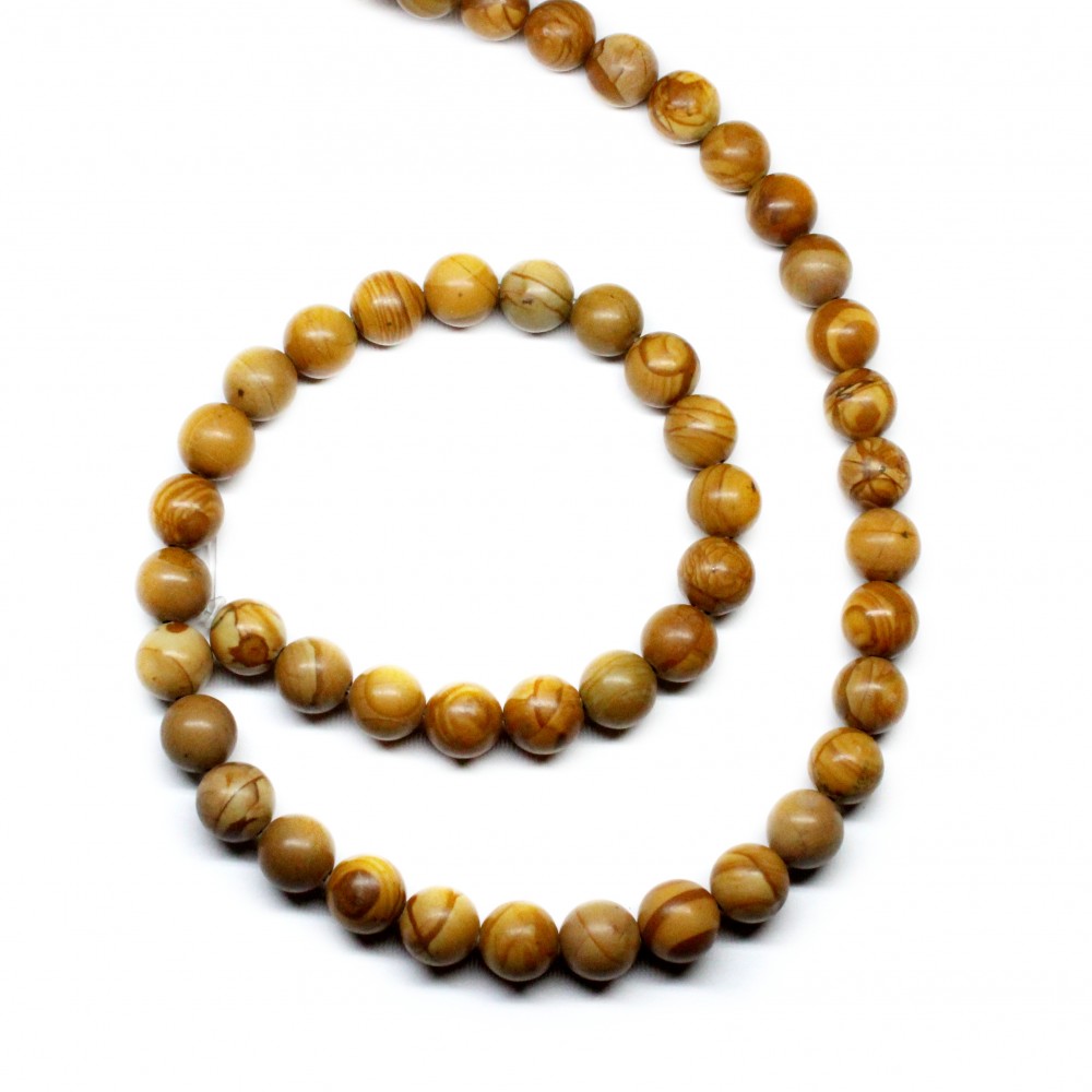Beads - Jasper 8 mm (4308006)