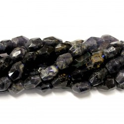 Beads Iolite-faceted 11x8mm (0011003G)