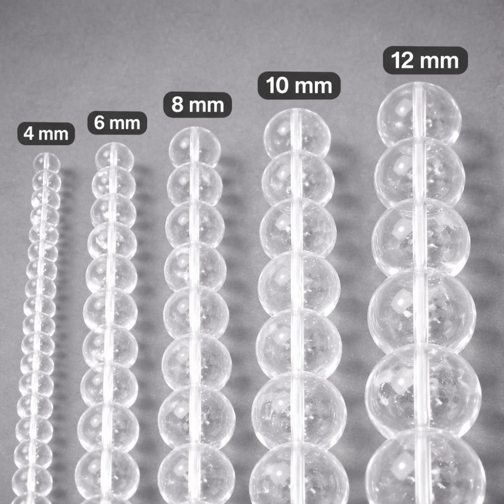 Beads Rock crystal 8mm (1208000)