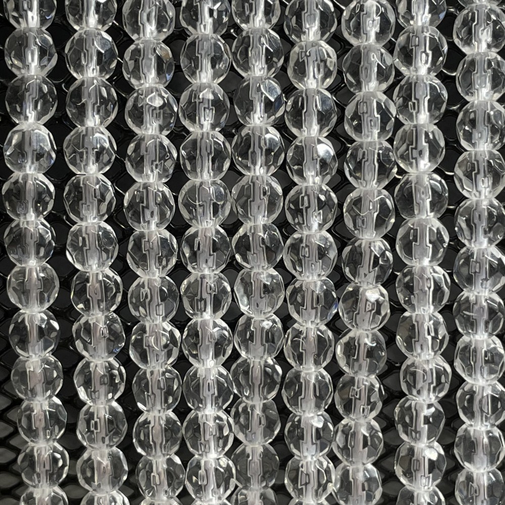 Beads Rock crystal-faceted 4mm (1204000G)