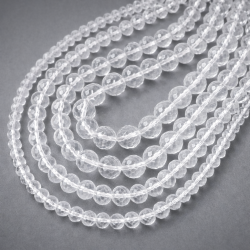 Beads Rock crystal-faceted 4mm (1204000G)