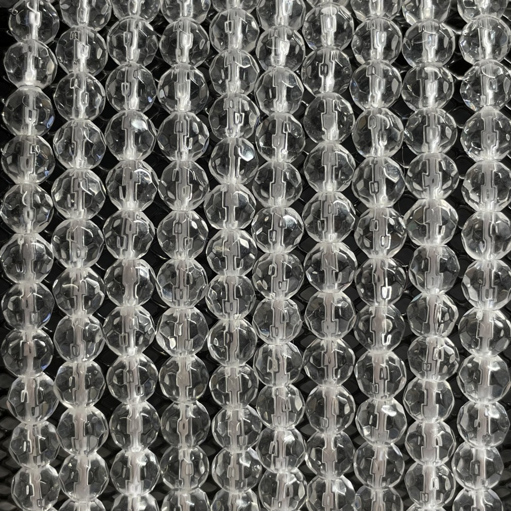 Beads Rock crystal-faceted 6mm (1206000G)
