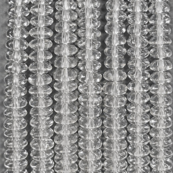 Beads Rock crystal 7x3mm (1207001)