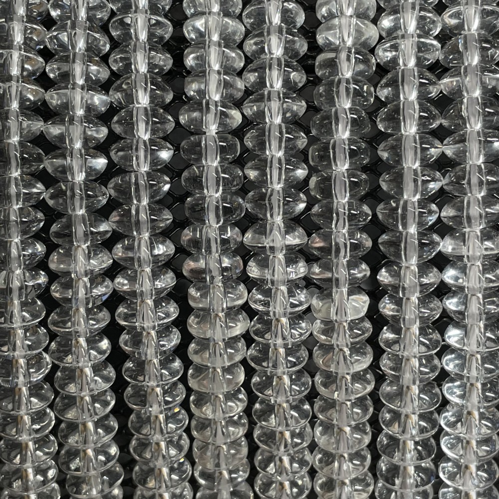 Beads Rock crystal 7x3mm (1207001)