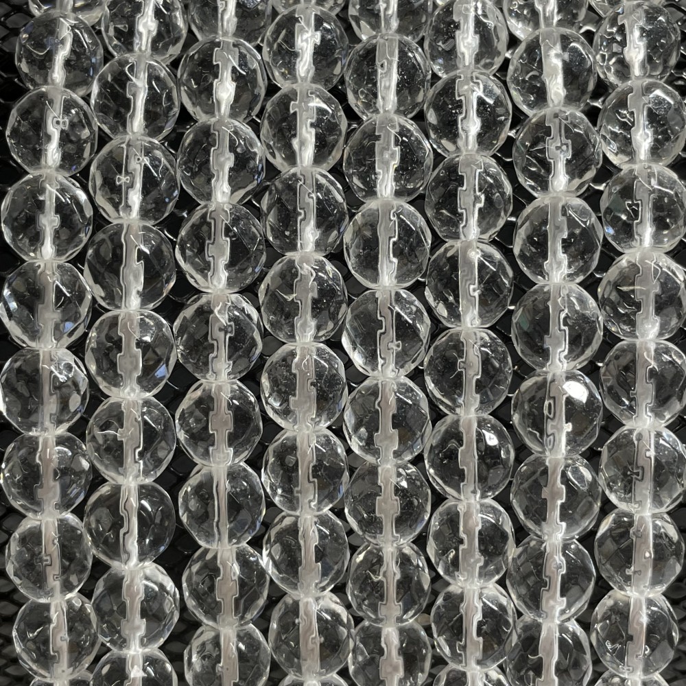 Beads Rock crystal-faceted 8mm (1208000G)