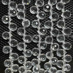 Beads Rock crystal ~ 8x10 mm (1208003)