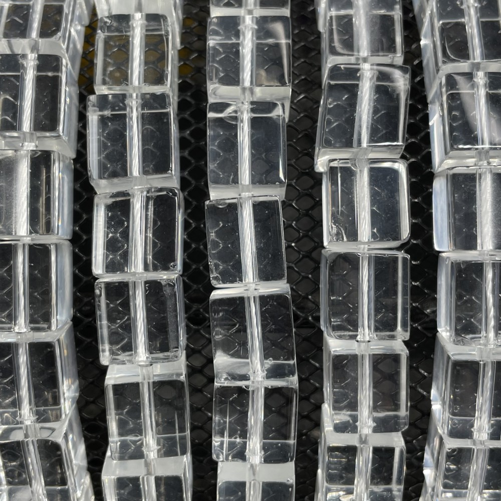 Beads Rock crystal 10x10 mm (1210004)