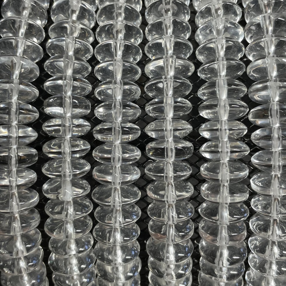 Beads Rock crystal 11x5mm (1211001)