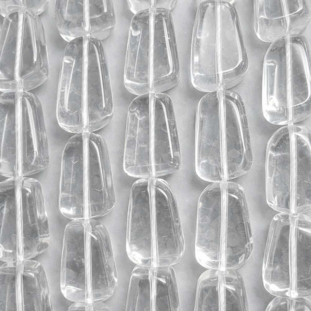 Beads Rock crystal ~ 11x16 mm (1211002)