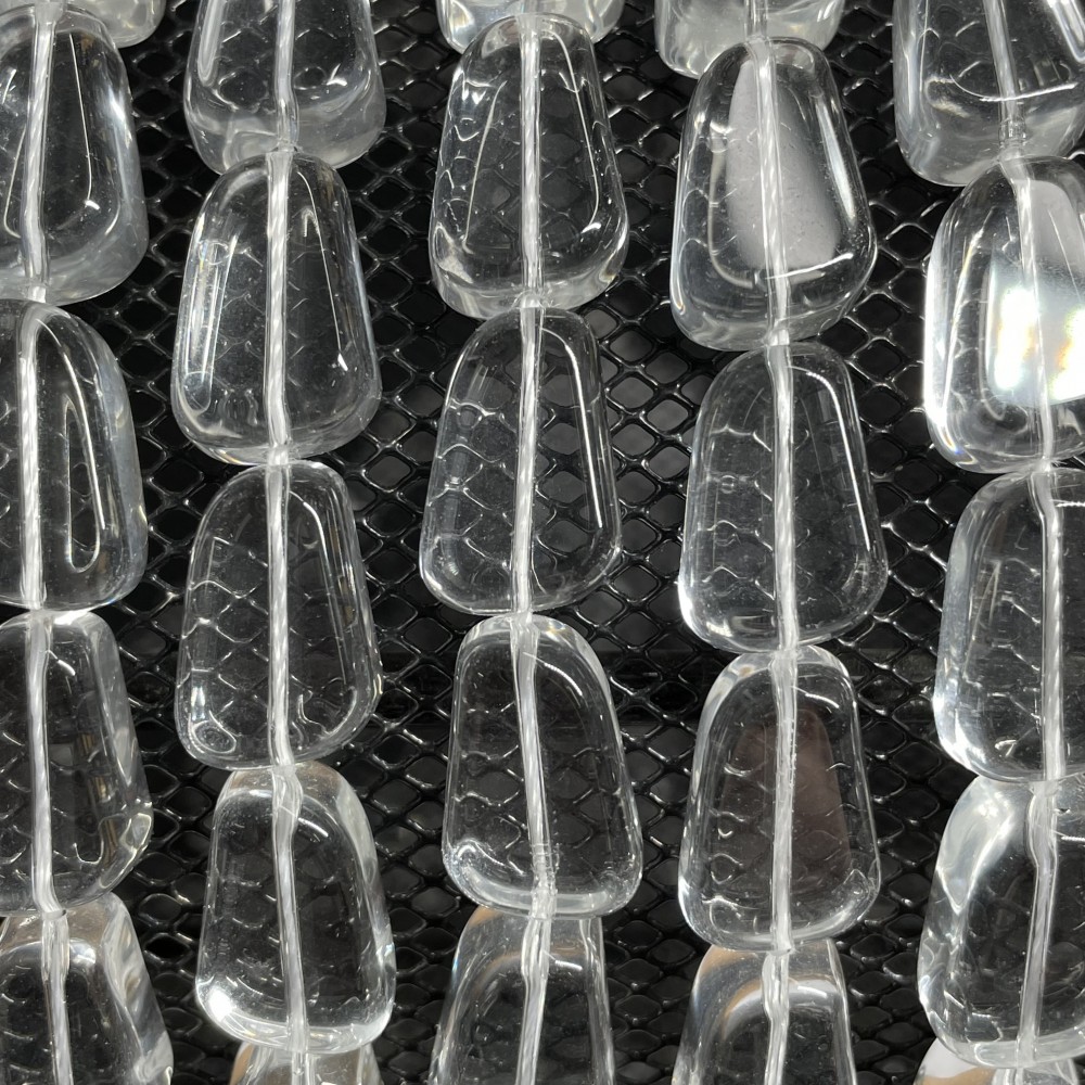 Beads Rock crystal ~ 11x16 mm (1211002)
