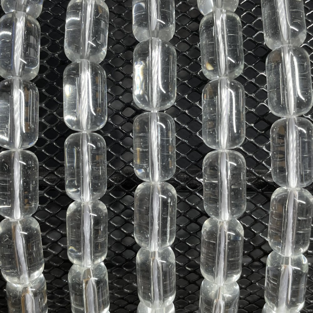 Beads Rock crystal ~ 12x7 mm (1212002)