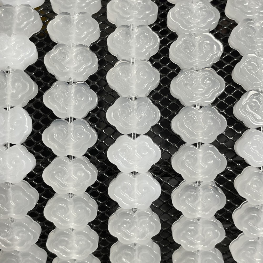 Beads Rock crystal 13x9x4 mm (1213001)