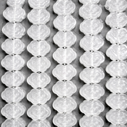 Beads Rock crystal 13x9x4 mm (1213001)