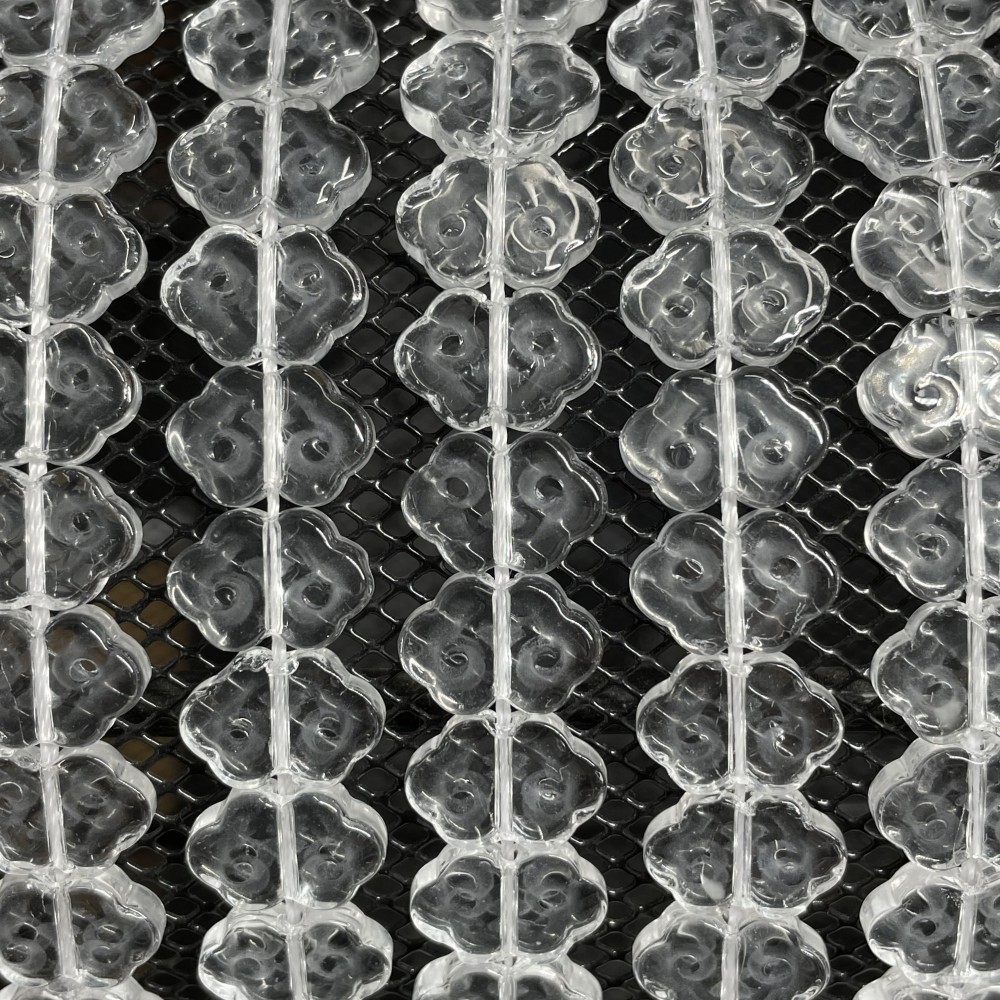 Beads Rock crystal 13x9x4 mm (1213003)