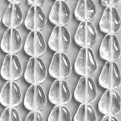 Beads Rock crystal 13x15x6 mm (1213004)