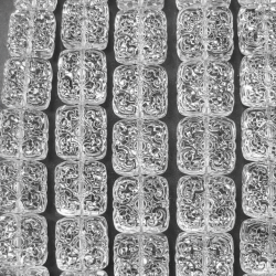 Beads Rock crystal 14x14x5 mm (1214000)