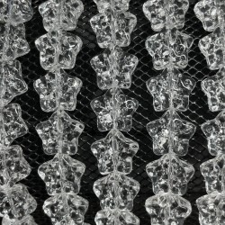 Beads Rock crystal 14x14x6 mm (1214001)