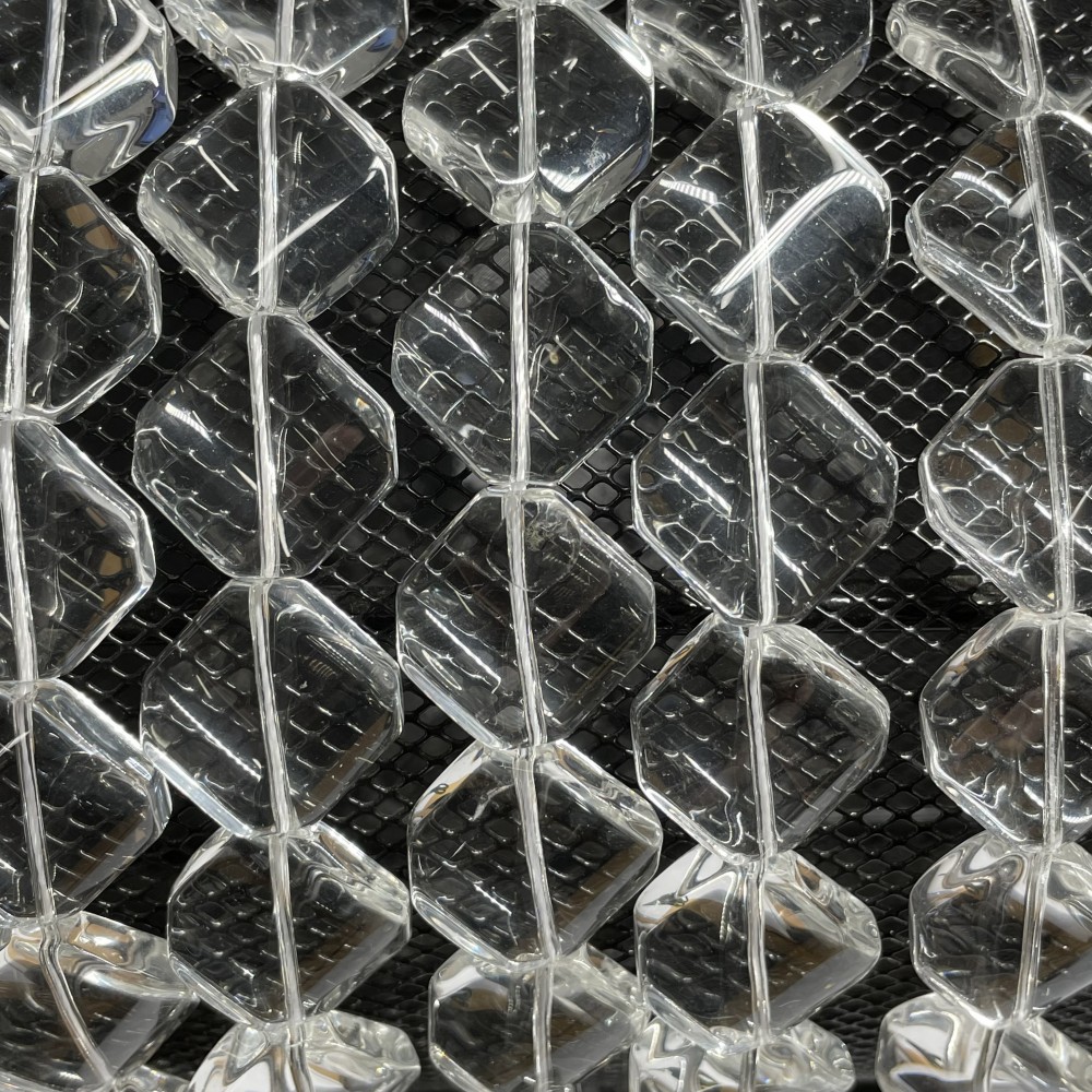 Beads Rock crystal 20x20x7 mm (1220000)