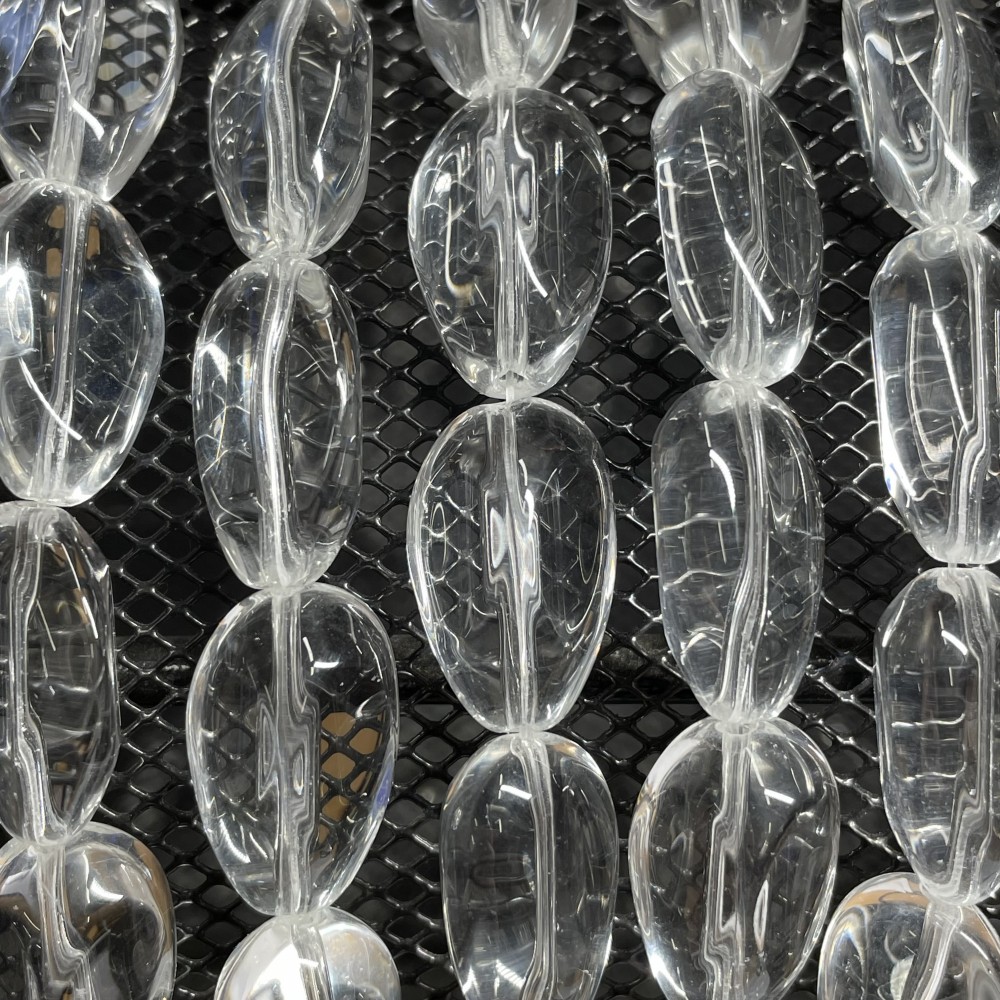 Beads Rock crystal 20x13 mm (1220001)