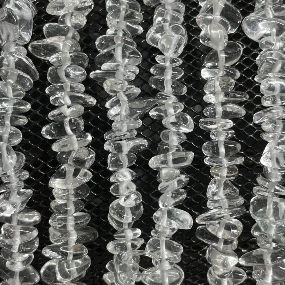 Beads Rock crystal ~6х3mm (9006014)