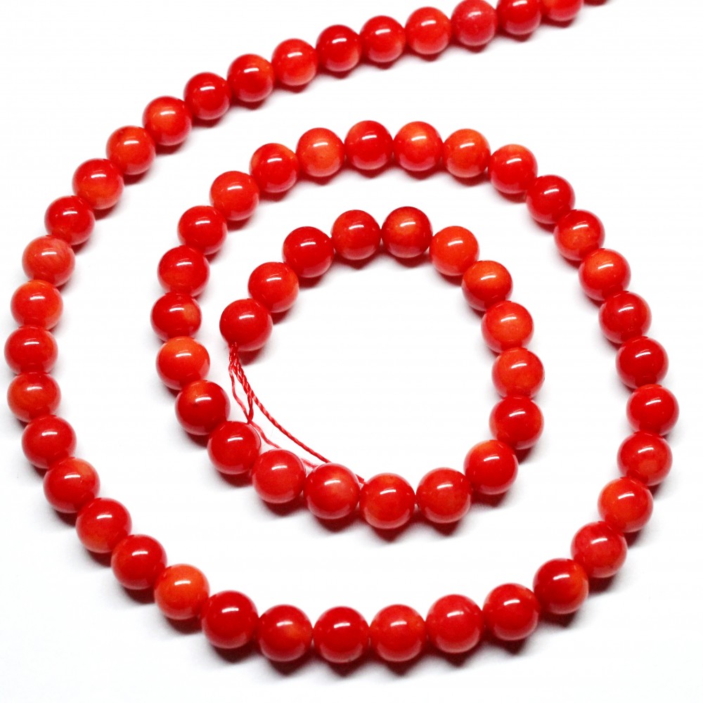 Beads Coral 6mm (1706200)