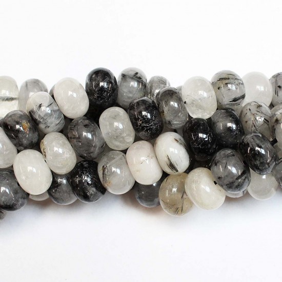 Beads Tourmaline quartz 14x10mm (1614001)