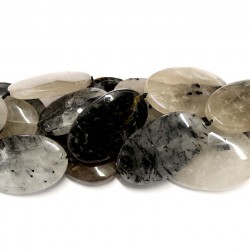 Beads Tourmaline quartz 34x23mm (1634000)