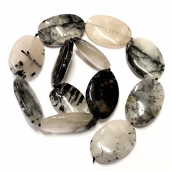 Beads Tourmaline quartz 34x23mm (1634000)