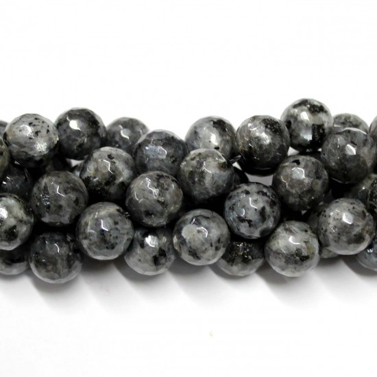 Beads Larvikite-faceted 12mm (1912002G)