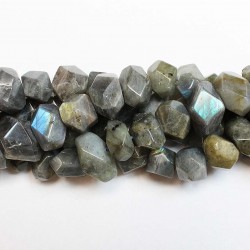 Beads Labradorite-faceted ~17x12mm (1917000G)