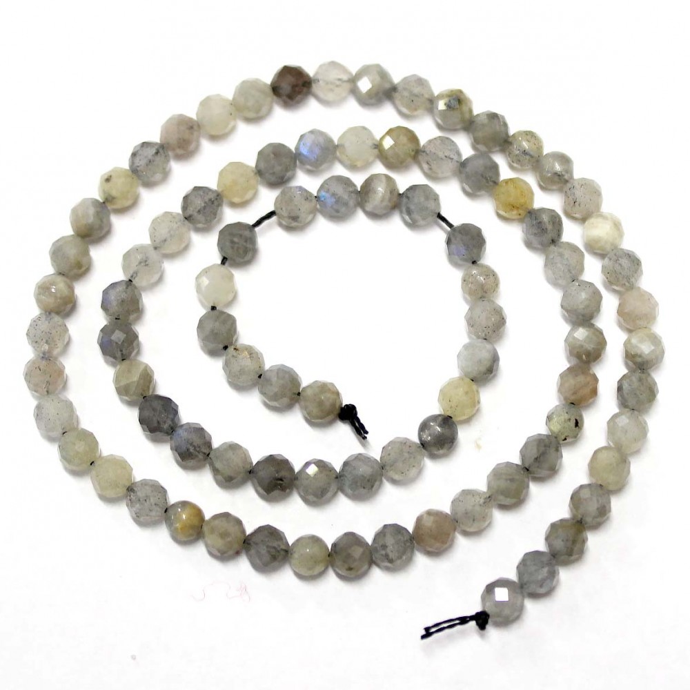 Beads Labradorite-faceted 4,5mm (1904000G)