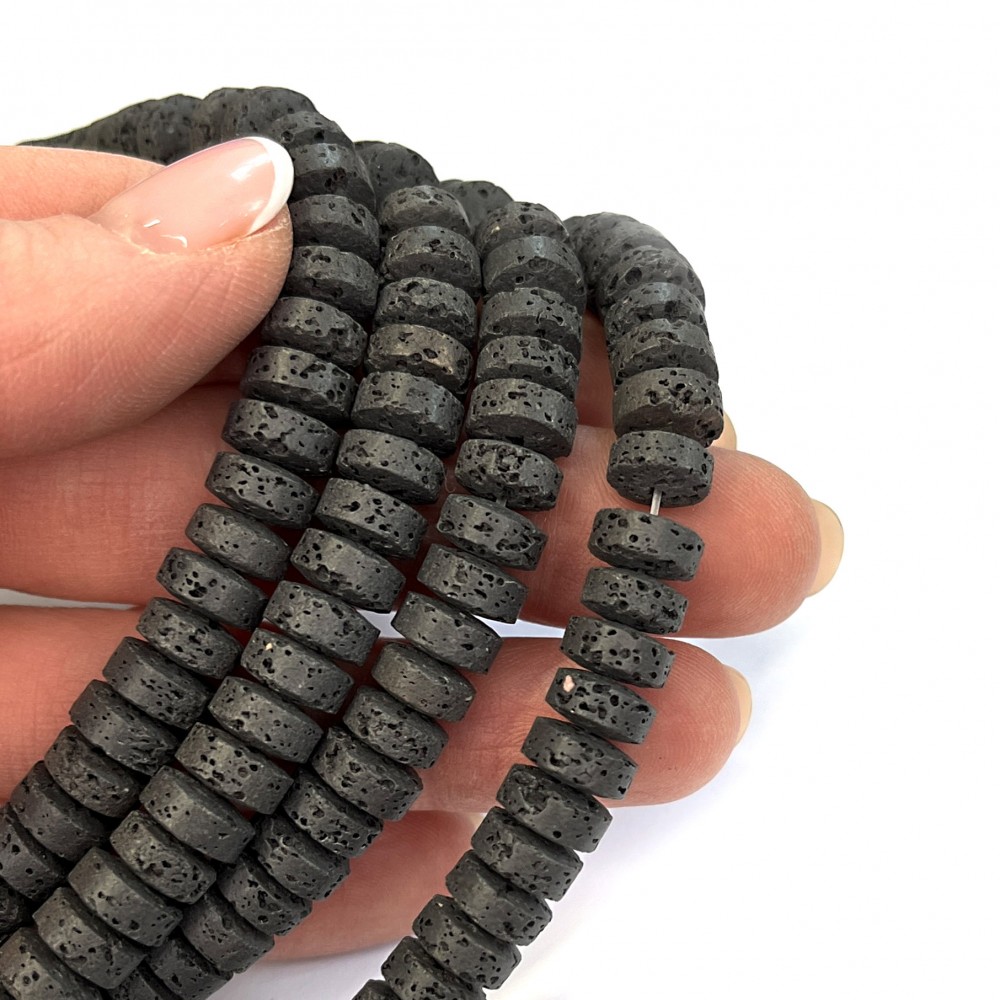 Beads Lava 8x4mm (2008010)