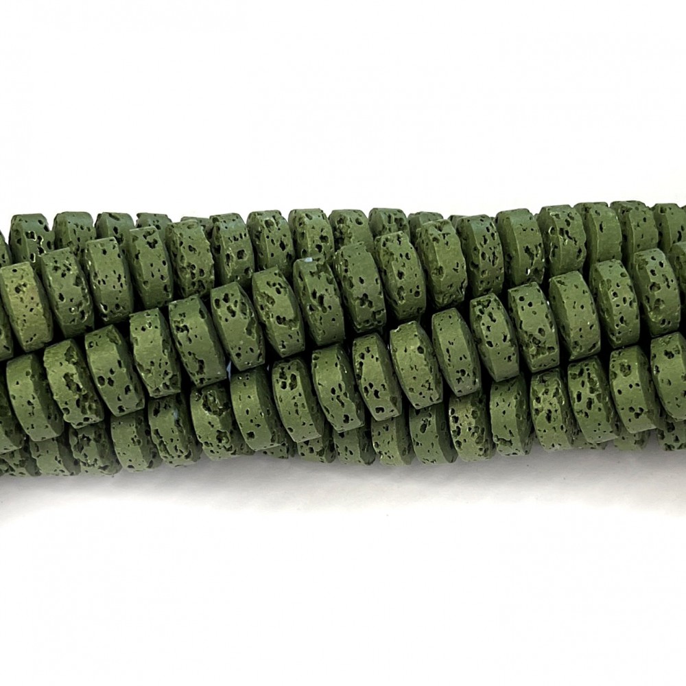 Beads Lava 8x4mm (2008019)